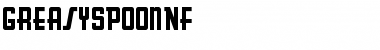 Greasy Spoon NF Regular Font