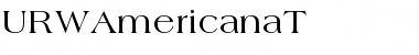 URWAmericanaT Regular Font