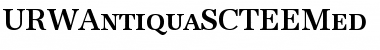 URWAntiquaSCTEEMed Regular Font