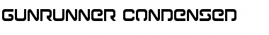 Gunrunner Condensed Condensed Font