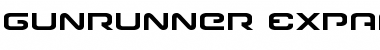 Gunrunner Expanded Expanded Font