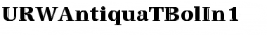 URWAntiquaTBolIn1 Regular Font