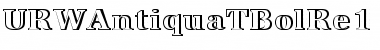 URWAntiquaTBolRe1 Regular Font