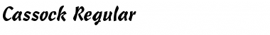 Cassock Regular Font