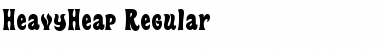 Heavy Heap Regular Font