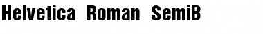 Download Helvetica-Roman-SemiB Font