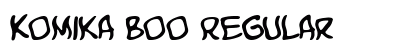 Komika Boo Regular font free download