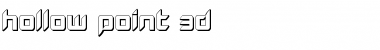 Hollow Point 3D Regular Font