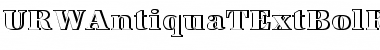 URWAntiquaTExtBolRe1 Regular Font