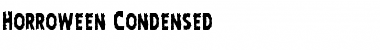 Horroween Condensed Condensed Font