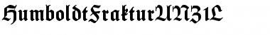 HumboldtFrakturUNZ1L Regular Font