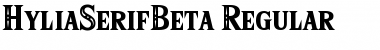 Hylia Serif Beta Regular Font