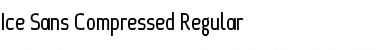 Ice Sans Compressed Regular Font