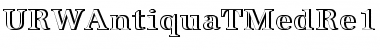 URWAntiquaTMedRe1 Regular Font