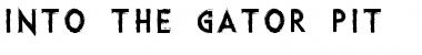 Into the Gator Pit Font