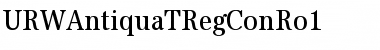 URWAntiquaTRegConRo1 Regular Font