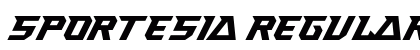 Sportesia Regular font free download