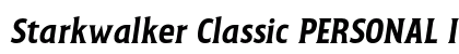 Starkwalker Classic PERSONAL Italic Font Starkwalker Classic PERSONAL Italic Font Preview