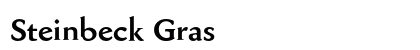 Steinbeck Gras Preview