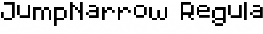 JumpNarrow Regular Font