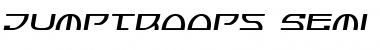 Jumptroops Semi-Italic Semi-Italic Font