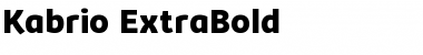 Kabrio ExtraBold