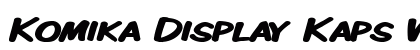 Komika Display Kaps Wide Bold font free download