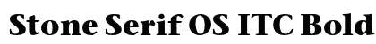 Stone Serif OS ITC Bold Preview