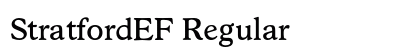 StratfordEF Regular Preview