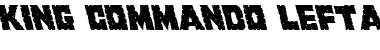 King Commando Leftalic Italic Font