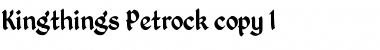 Download Kingthings Petrock Font