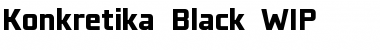 Konkretika Black WIP Regular Font
