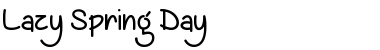 Download Lazy Spring Day Font