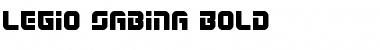 Legio Sabina Bold Font