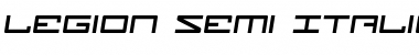 Legion Semi-Italic Semi-Italic Font