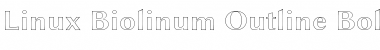 Linux Biolinum Outline Bold