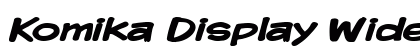 Komika Display Wide Bold font free download
