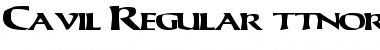 Cavil Regular Font