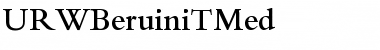 URWBeruiniTMed Regular Font