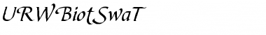 URWBiotSwaT Regular Font