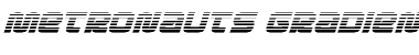 Metronauts Gradient Italic Italic Font