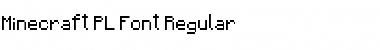 Minecraft PL Font Regular Font
