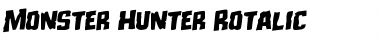 Monster Hunter Rotalic Font