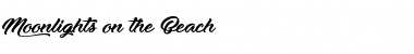 Download Moonlights on the Beach Font