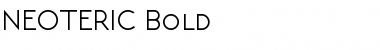 NEOTERIC Bold Font