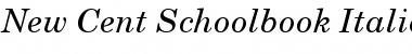 Download New Cent Schoolbook Italic Font