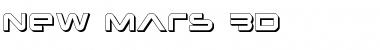 New Mars 3D Regular Font