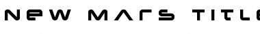 New Mars Title Regular Font