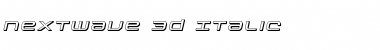 Nextwave 3D Italic Font