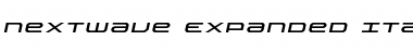 Nextwave Expanded Italic Expanded Italic Font